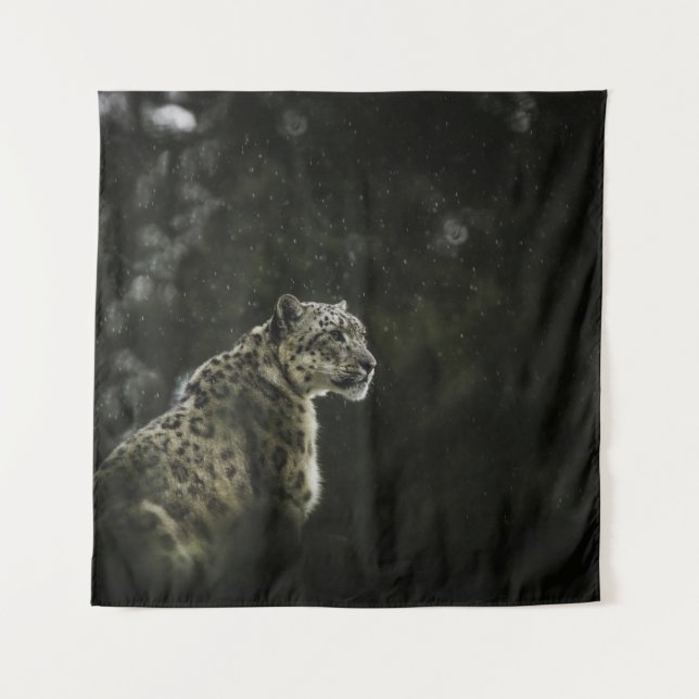 TAPIZ NOWLEOPARD IN RAIN (Anverso)