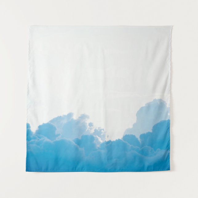 TAPIZ NUBES AZULES BAJO CIELO BLANCO (Anverso)