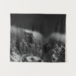 Tapiz Nubes blancas que cubren montañas