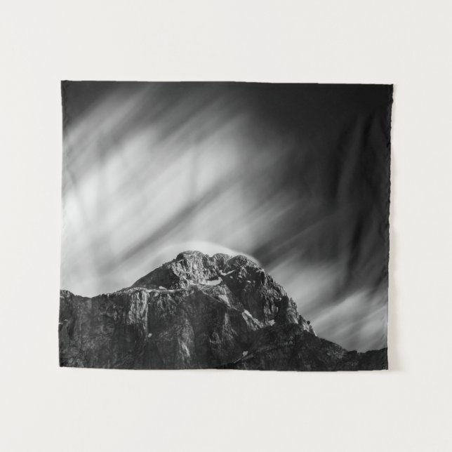 Tapiz Nubes sobre el Mangart de montaña (Anverso (horizontal))