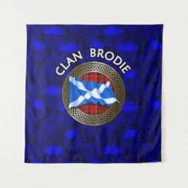 Tapiz Nudo y bandera del tartán del clan Brodie