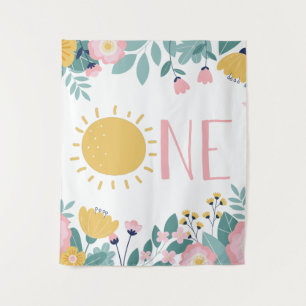 Tapiz Nuestra Pequeña Sunshine Boho Floral UNO