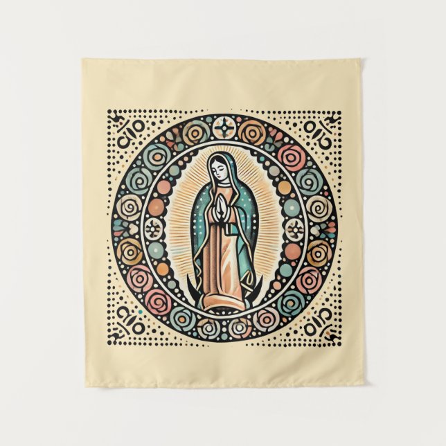 Tapiz Nuestra Señora de Guadalupe (Anverso)