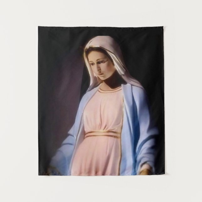 Tapiz Nuestra Señora de la Paz, Madre de la Paz, Reina d (Anverso)