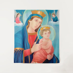 Tapiz Nuestra Señora de la Perpetua Ayuda Católica