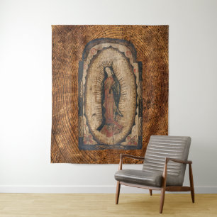 Tapiz Nuestra Señora de la Virgen de Guadalupe María la