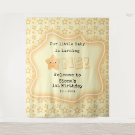 Tapiz Nuestro bebé cumple un lindo cumpleaños