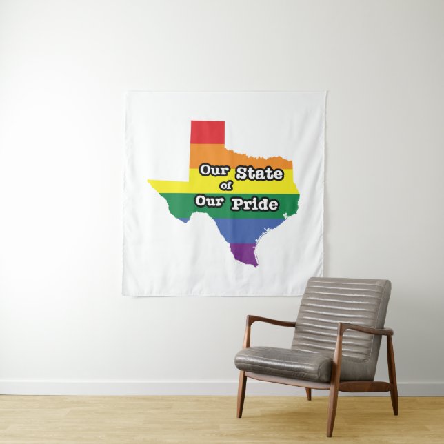 Tapiz Nuestro estado de orgullo| Texas (In situ)