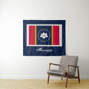 Tapiz Nueva bandera de Misisipi 2020