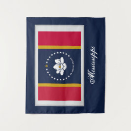Tapiz Nueva bandera de Misisipi 2020