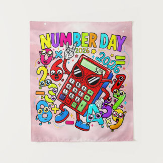 Tapiz Number Day 2026 Colourful Maths Banner for Schools