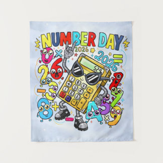 Tapiz Number Day 2026 Maths Rockstar Banner for Schools