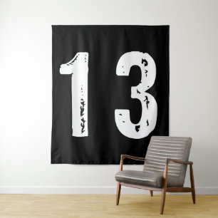 Tapiz Número deportivo 13