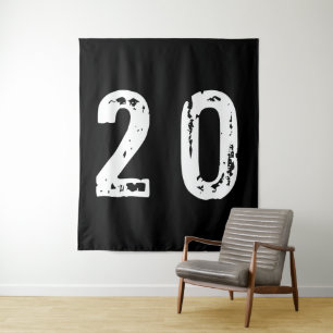 Tapiz Número deportivo 20