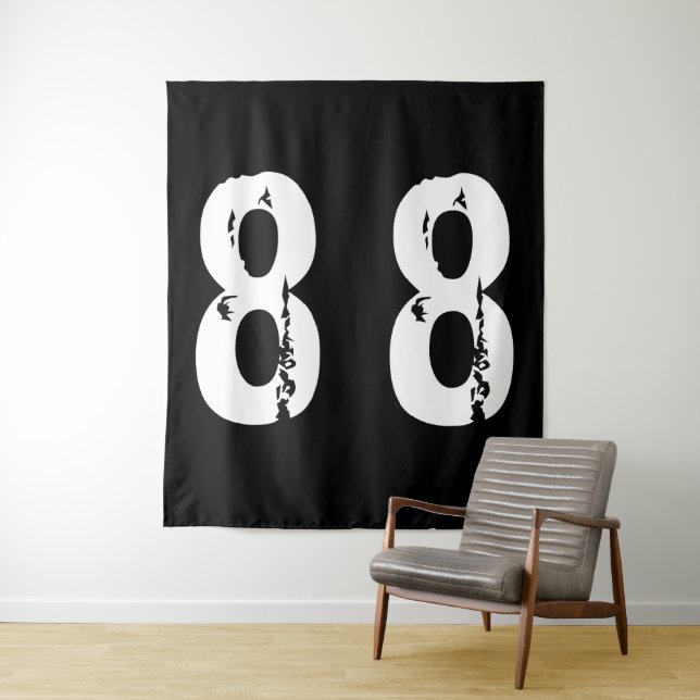 Tapiz Número deportivo 88 (In situ)