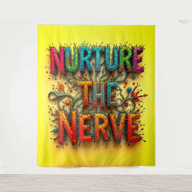 Tapiz Nurtura El Nervio Grande Tamaño (Anverso)