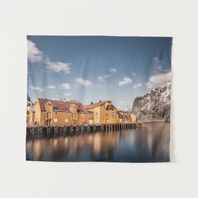 Tapiz Nusfjord Lofoten (Anverso (horizontal))