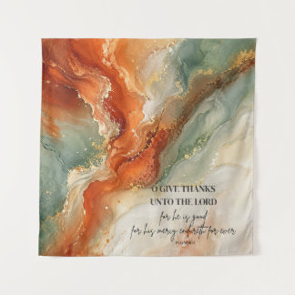 Tapiz O GIVE THANKS UNTO THE LORD |Thanksgiving Gift