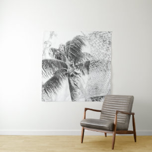 Tapiz Oasis de palmeras caribeñas #2 #travel #wall #art