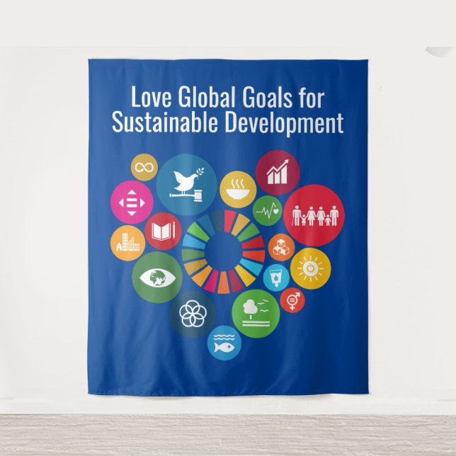 Tapiz Objetivos Globales de Amor para el Desarrollo Sost (Anverso)