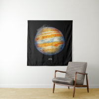 Obra artística del planeta Júpiter - Ilustracion e
