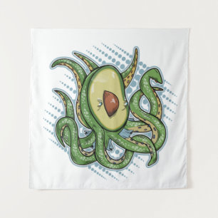 Tapiz Octopus Aguacate