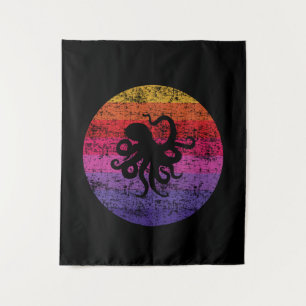 Tapiz Octopus Retro