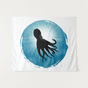 Tapiz Octopus Vida Acuática Subacuática