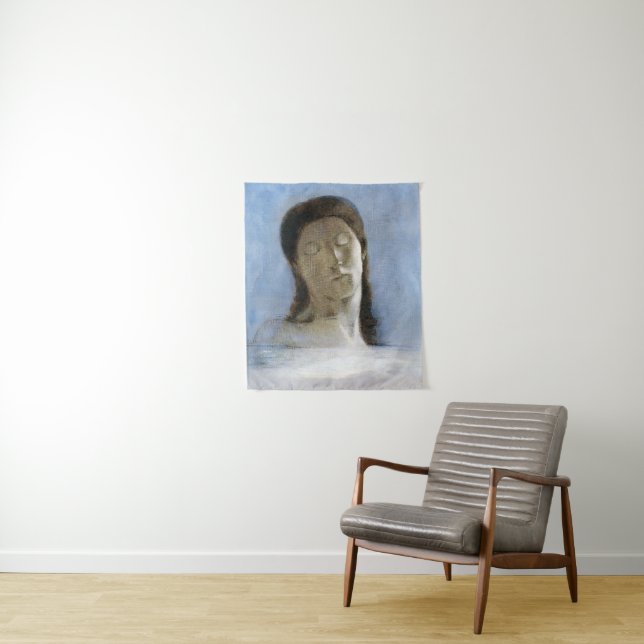 Tapiz Odilon Redon, closed eyes 1890  (In situ)