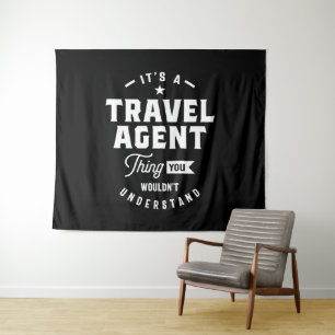 Tapiz Oferta de cargo de trabajo de agente de viajes