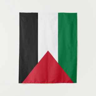 Tapiz oficialmente bandera del Estado de Palestina