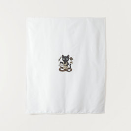 Tapiz Oficina de Derecho Lady Justice Black Cat Póster d