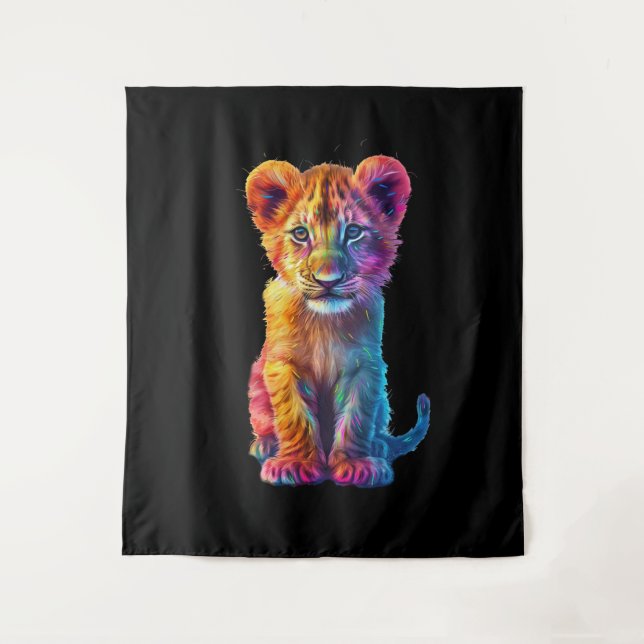 Tapiz Oh Baby Big Cat Cub (Anverso)