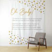 ¡Oh, Bebé! Telón de fondo para baby shower-XL