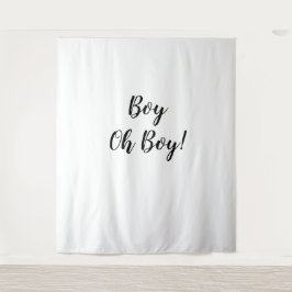 Tapiz Oh Boy Backdrop Oh Boy Banner Tapestry