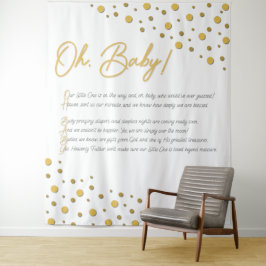 Tapiz ¡Oh, nena! Baby Shower Backdrop-XL