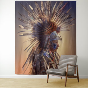 Tapiz Ojibwe nativo americano