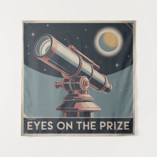 Tapiz Ojos en el premio