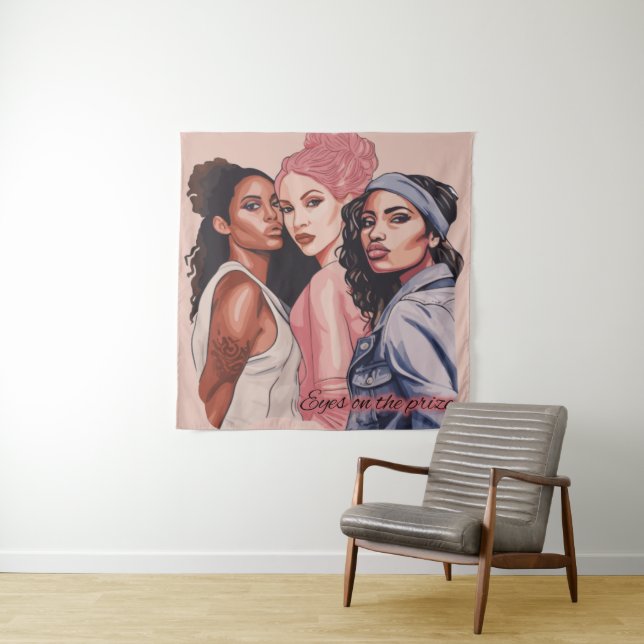 Tapiz Ojos en el premio (In situ)