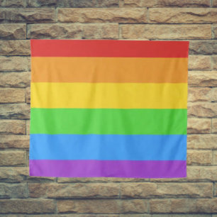 Tapiz Ola de Orgullo: Bandera del Arcoíris