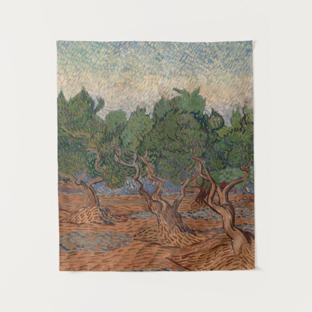 Tapiz Olive Grove de Vincent van Gogh (Anverso)