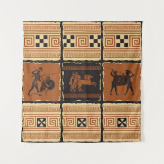 Tapiz  on the theme of Ancient Greece in form of a set o