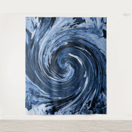 Tapiz Onda de curling giratoria...