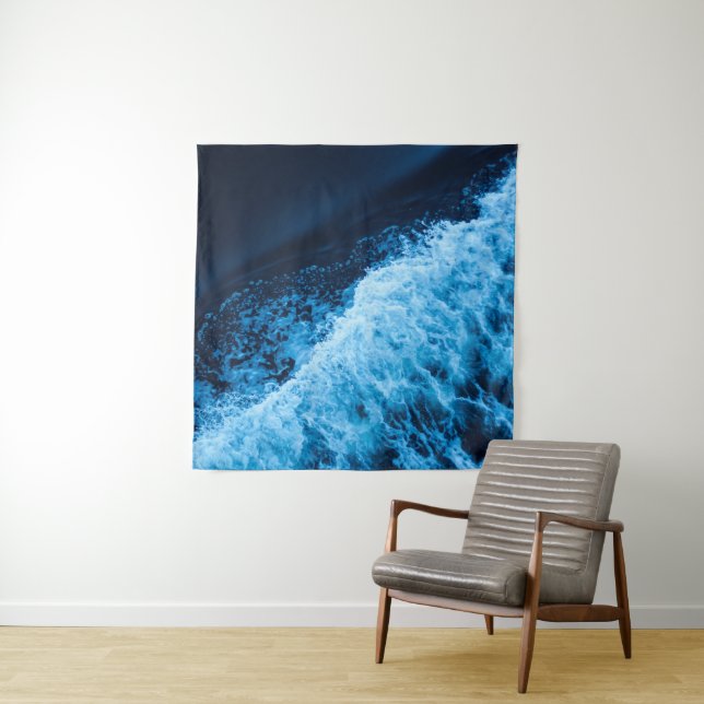 Tapiz Ondas azules de bonito (In situ)