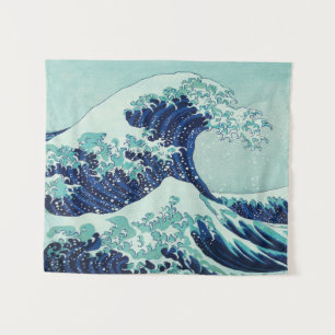 Tapiz Ondas azules de Hokusai