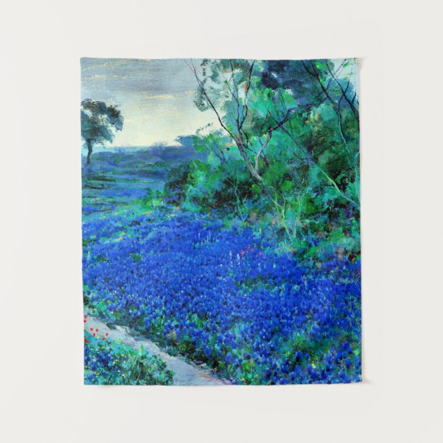 Tapiz Onderdonk - Bluebonnets en la mañana sabrosa (Anverso)