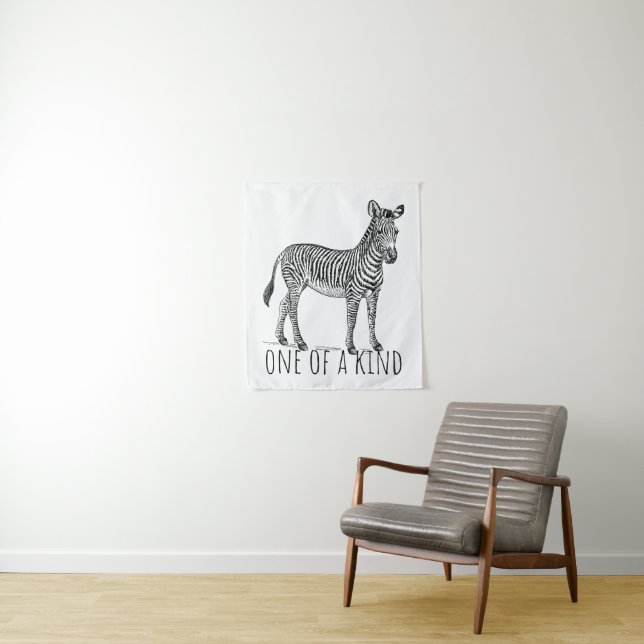 Tapiz One Of A Kind Unique Zebra (In situ)
