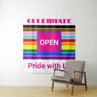 Open Pride Ally Rainbow Progress LGBTQ