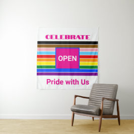 Tapiz Open Pride Ally Rainbow Progress LGBTQ