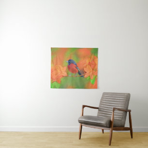 Tapiz Orchard Oriole Songbird Pintura original de aves